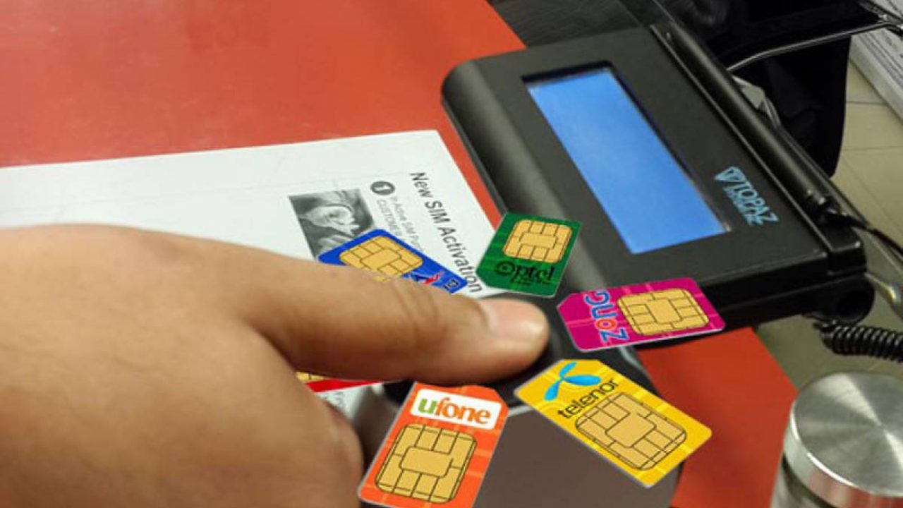 Biometric SIM Verification Pakistan