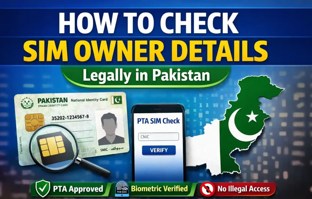 Check SIM Ownership Pakistan